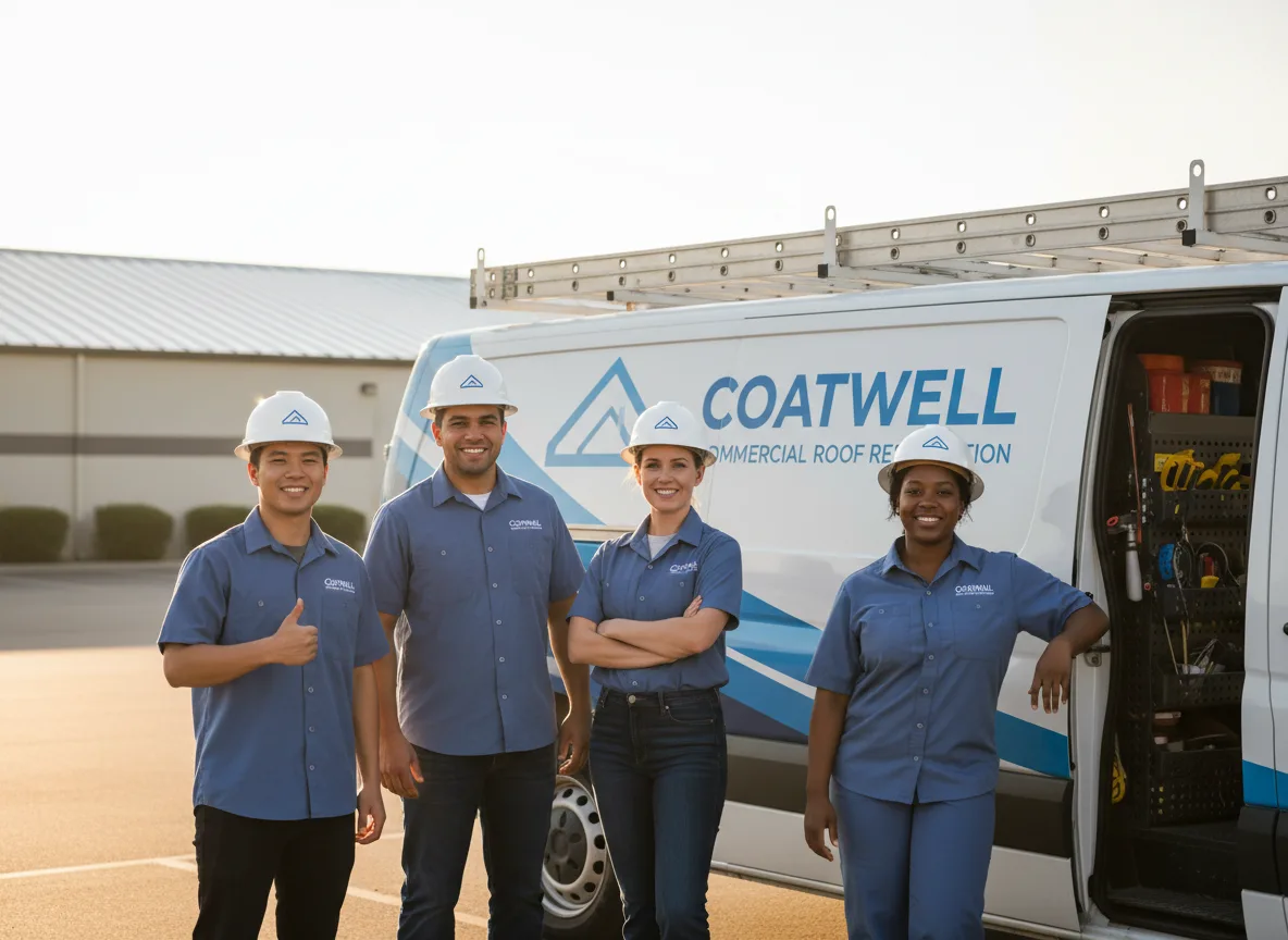 Commercial roof coating company in Granville, IL